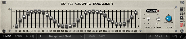 EQ302 Graphic Equaliser (VST, AUv3)
